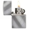 Zippo Diagonal Weave gravé