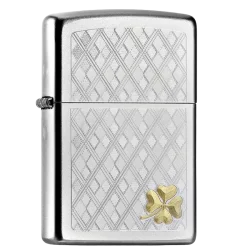 Zippo Argyle Clover