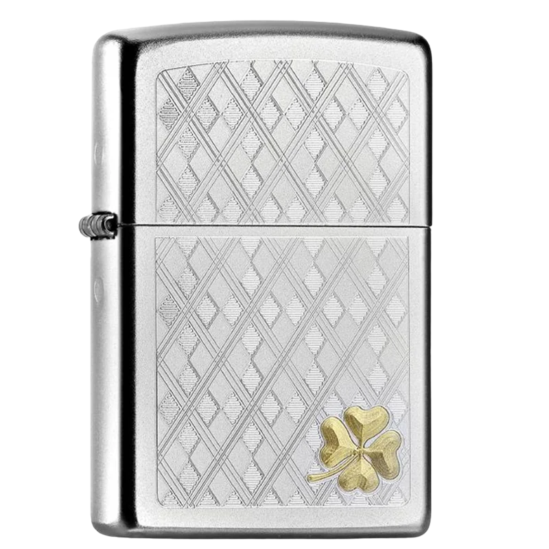 Zippo Argyle Clover