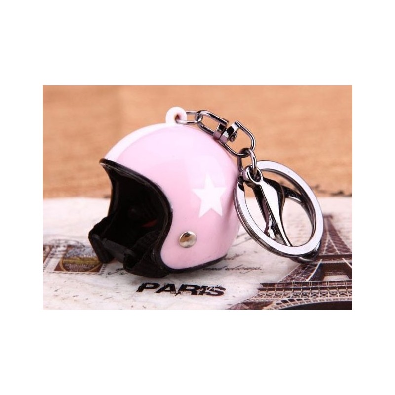 Porte-clé casque scooter personnalisé pour femmes